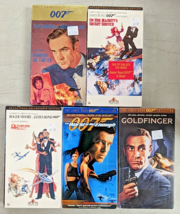 James Bond [VHS] On Her Majesty&#39;s Secret Service Diamond Are Forever Gol... - $14.84