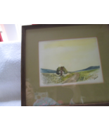 Alex Yamin water color, 8&quot; by 6&quot; framed, signed &quot;Yamin&quot; - $95.00