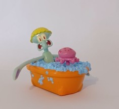 2001 Burger King Spongebob Squarepants Squidward Bubble Bath Bathtub Wind Up Toy - £10.03 GBP