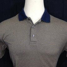 T.Harris Mens Polo Shirt Size Large Short Sleeve Beige - £7.70 GBP