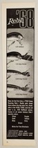 1968 Print Ad Reb-1 Deep Running Fishing Lures 4 Models Fort Smith,Arkansas - £9.49 GBP