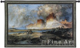 80x53 Cliffs Of Colorado River Wyoming Southwest Tapestry Wall Hanging - £248.25 GBP