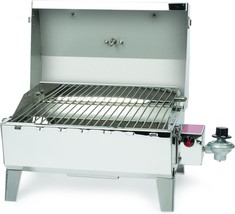 Camco Grill-Stow N Go 125 Portable Propane Gas Grill With Push, And Camping - £130.50 GBP