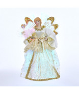 KURT ADLER 12&quot; LED FIBER OPTIC ANGEL w/WINGS CHRISTMAS TREE TOPPER DECOR... - $54.88