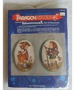 Paragon Needlecraft Authentic Hummel Pair of Ornaments Peasant Girl/Boy ... - £13.53 GBP