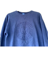 VTG Champion Sweatshirt Monmouth College Men LARGE Embroidered Reverse W... - £35.75 GBP