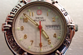 Swiss Military The Genuine Swiss Made Day/Date Two-Tone Women&#39;s Wristwatch - £33.43 GBP