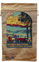 British Columbia Marijuana Burlap Bag Pot Leaf Wall Travel Canada 50 Strain Weed - £13.07 GBP