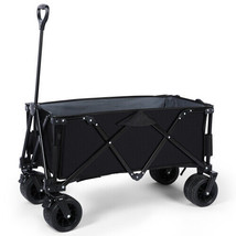 Wagons Cart Heavy-Duty Folding PRO, 265 lbs Collapsible Carts with Wheels - £117.35 GBP