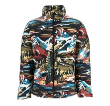 Spyder Mens Windom 700 Down Jacket Coat XXL Paint By Number Mountain Design - $119.99