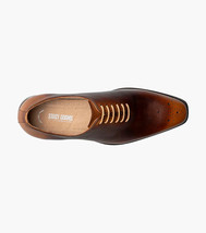 Stacy Adams Hallquist Plain Toe Oxford Shoes Leather Toffee 25742-235 image 5