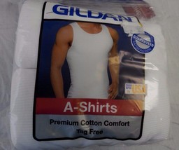 Men&#39;s Gildan  A  Shirts 2 Pack Size Small 34-36 White  NEW - £7.87 GBP