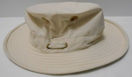 TILLEY ENDURABLES Men&#39;s NYLON HAT Beige Chin Strap Sun Protection Floats... - £39.70 GBP