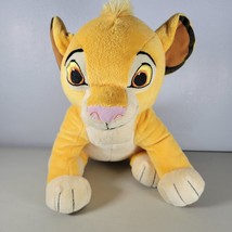 Disney Lion King Simba Plush Cub Stuffed Animal 13 inch Tall Authentic  - $12.67