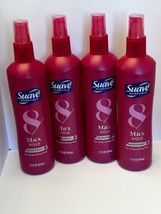 Suave Scented Non Aerosol Hairspray 11 fl oz Lot of 4 Bottles Max Hold Level 8 - $60.75