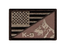 K-9 USA American Flag Hook Fastener Patch (PK-1C) - £7.23 GBP