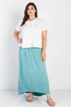 Women&#39;s Plus Size Sage Smocked Waist Maxi Skirt (2XL) - £27.30 GBP