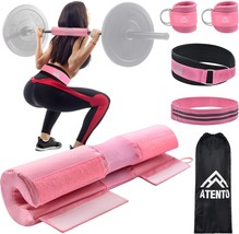 6 Pcs Barbell Pad Set with Weight Lifting Belt Thick Cushion Hip Thrust ... - £48.49 GBP