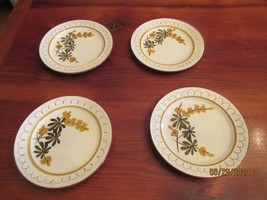 Set Of Four Stangl Golden Blossum Bread And Butter Plates - £11.99 GBP