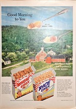 Wheat Chex Rice Chex Good Morning To You Breakfast -1963 Vintage Print Ad - $9.46