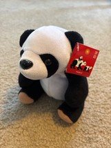 Panda Express PEI PEI Panda Inn Group Bear Plush 2020 6&quot; w/Tags - £7.45 GBP