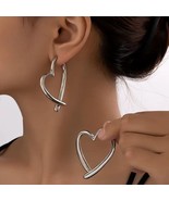 Fashion Personality Love Earrings for Women Niche Design Girl Earrings - $63.25