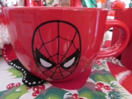 Marvel spiderman large 16 oz cup/mug, bright red, over 1 pound - $20.00