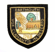 Dartmouth University Patch Hand Embroidered Blazer Patch Sewn on Black f... - £17.38 GBP