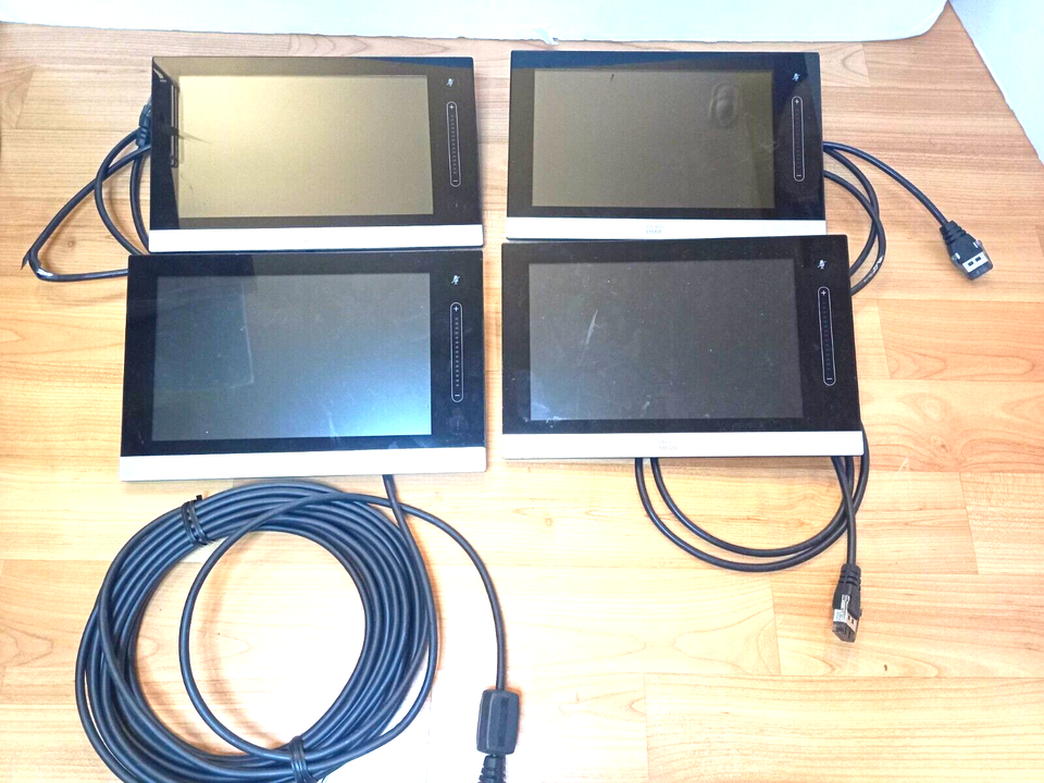 *UNTESTED* LOT OF 4x CISCO CTS-CTRL-DV8 TELEPRESENCE TOUCH CONTROL PANEL... - $31.65