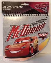 Disney Pixar Cars 3 Die Cut Memo Pad Lightening McQueen ~ New - $3.29
