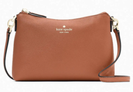 Kate Spade Bailey Crossbody Brown Leather K4651 Warm Gingerbread NWT $299 FS - £78.10 GBP