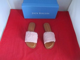 JACK ROGERS Women&#39;s Sabrina Slide Sandals $79 Blush - US Size 6  -  #511 - £24.85 GBP