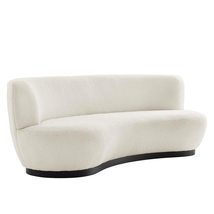 Modway Kindred Upholstered Fabric Sofa with Black Ivory Finish EEI-5488-BLK-IVO - $1,420.99