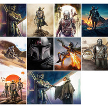 5D Diamond Painting Star Wars Mandalorian Embroidery Cross Stitch Mosaic... - $9.45