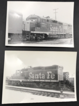 2 Diff Atchison Topeka Santa Fe Railway Railroad ATSF 1171 GP20 Locomotive Photo - £12.42 GBP