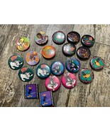 Space jam Basketball Pin Back Button 1 1/2&quot; Round &amp; Square 90’s Looney T... - $27.32 CAD
