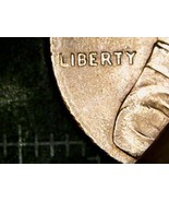 1997 D Lincoln Penny OFFSET Obverse with Grease Strike Reverse - $187.98 MXN