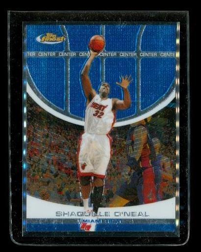 Primary image for 2005-06 TOPPS FINEST Chrome Basketball Card #1 SHAQUILLE O'NEAL Miami Heat