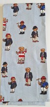 Ralph Lauren Teddy Bear TWIN FLAT Sheet Polo 100% Cotton USA - £62.10 GBP