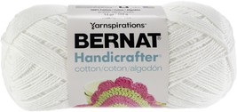 Bernat Handicrafter Cotton Yarn - Solids-White - £29.81 GBP