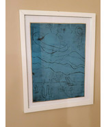 Framed Orbit Desert Watercolor Colored Pencil Signed By Artist Jennifer ... - £51.23 GBP