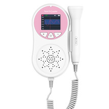 Fetal Doppler Baby Heartbeat Detector Portable Pregnant Baby Ultrasound Heart Ra - £39.58 GBP