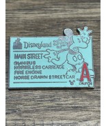Disneyland Hidden Mickey Main Street Ticket Pin KG JD - €8,54 EUR