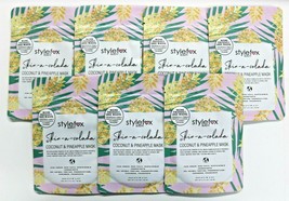 7x ~ Stylefox Beauty Skin-a-colada Coconut &amp; Pineapple Mask Exfoliating Masks - £23.59 GBP