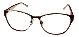 Jones New York Brown Unisex Metal Soft Cat Eye Eyewear Frame, J488. 55mm - £28.31 GBP