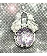 HAUNTED NECKLACE WINGED TREE OF LIFE ACSENT ROOT RETURN HIGHEST MAGICK H... - $797.00
