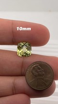 Synthetic Yellow Sapphire Swiss Made Rough Cushion-Checker Cut AAA Quality Avail - £5.98 GBP