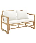Bench Sofa Natural Bamboo Bamboo Standard Durable Outdoor Bench - $4,851.53 MXN