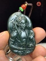 Jade Buddha pendant.Buddha Acala- Buddha Sakyamuni. natural expert - $166.00
