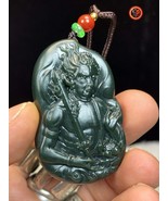 Jade Buddha pendant.Buddha Acala- Buddha Sakyamuni. natural expert - $166.00